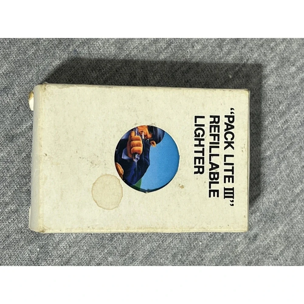 Vintage 1992 Camel Wides Pack Lite III Refillable Butane Lighter Korea RJRTC‎